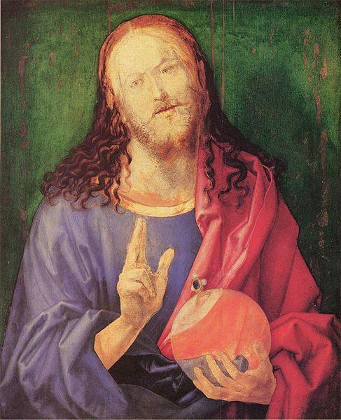 Albrecht Durer Salvator Mundi oil painting image
